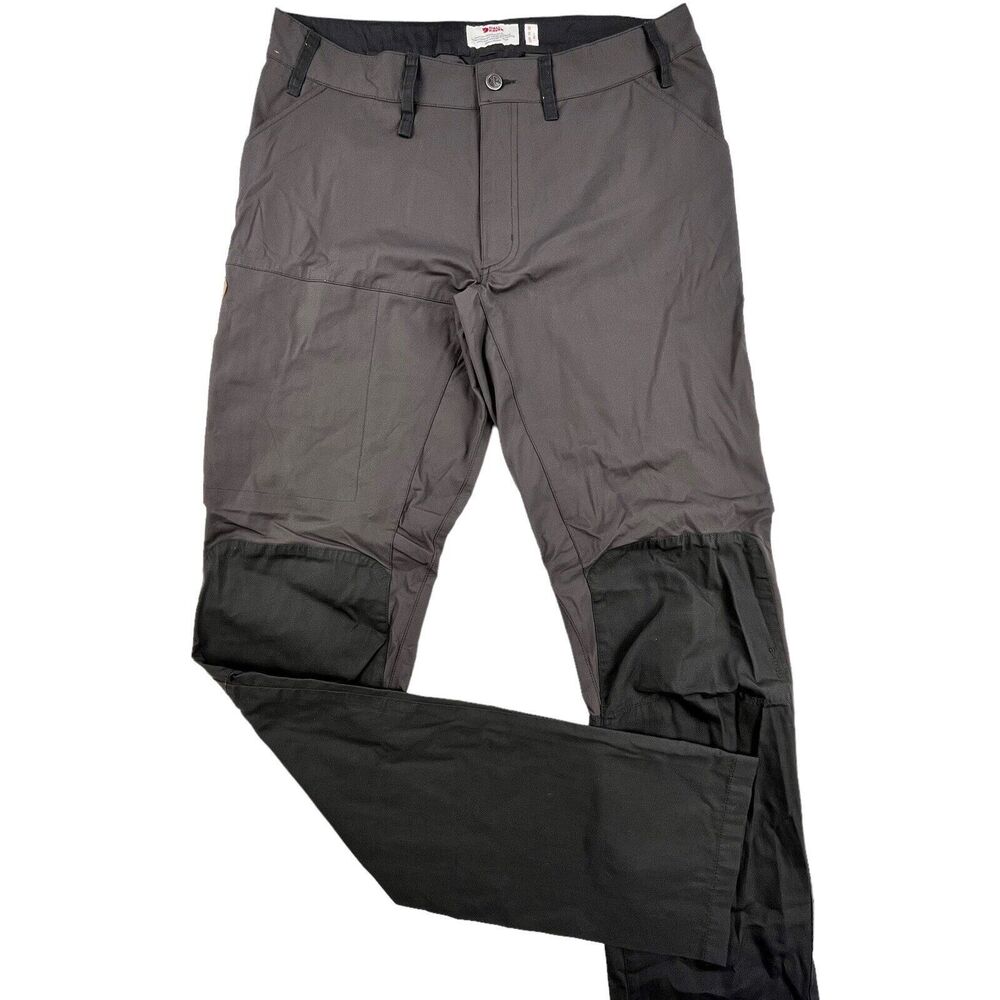 Fjallraven Abisko Lite Trousers G1000 Mens EU 48 US 32 x 37 Trek Hiking Cargo